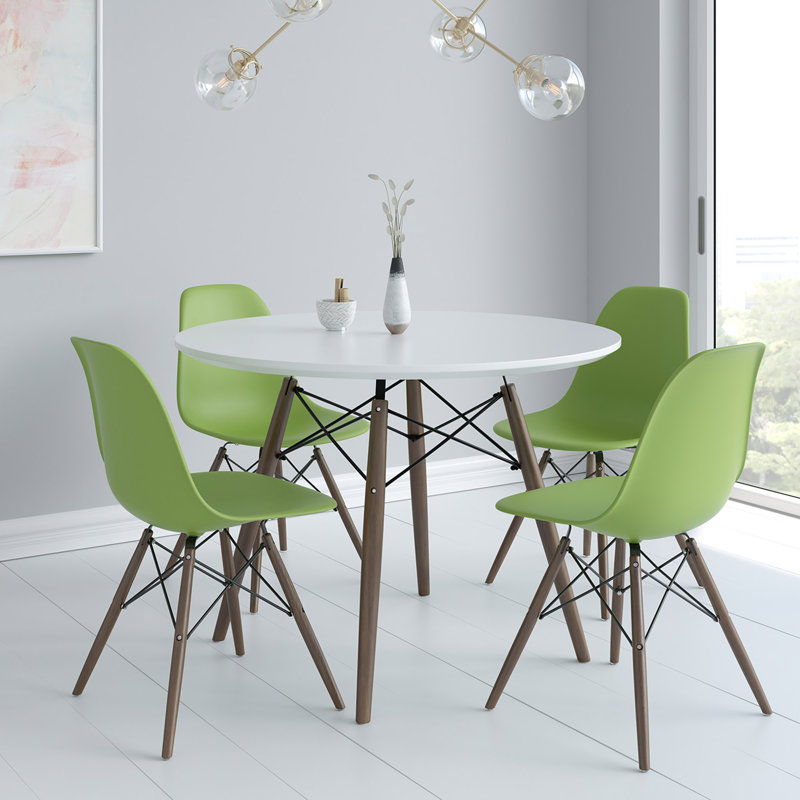 AllModern Jordan 5 Piece Dining Set & Reviews Wayfair